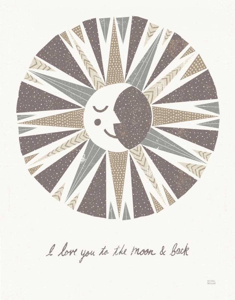 Moonshine Neutral art print by Michael Mullan for $57.95 CAD