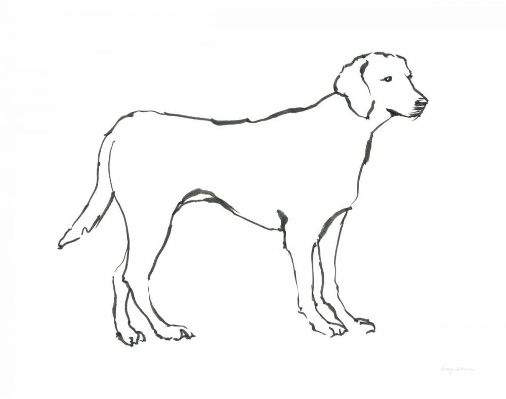Ink Dog I art print by Avery Tillmon for $57.95 CAD