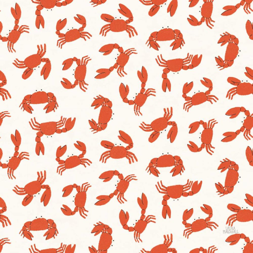 Seaside Village Pattern IV art print by Laura Marshall for $57.95 CAD