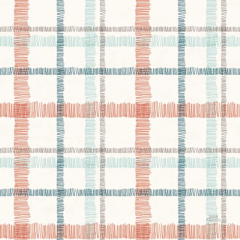 Seaside Village Pattern VA art print by Laura Marshall for $57.95 CAD
