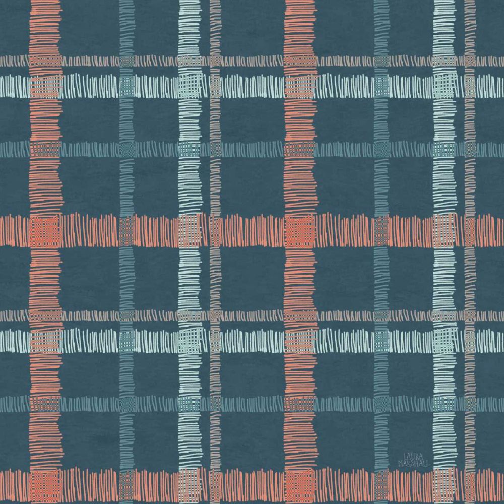 Seaside Village Pattern VB art print by Laura Marshall for $57.95 CAD