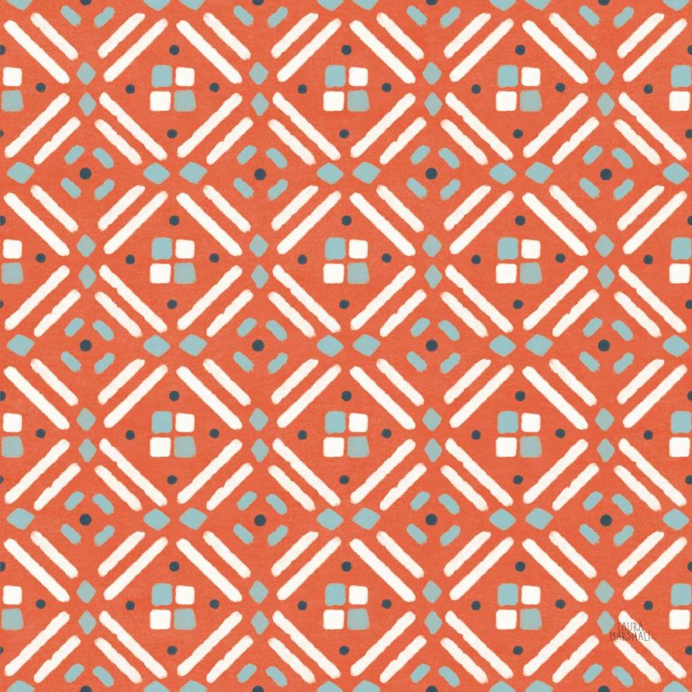 Seaside Village Pattern VIIB art print by Laura Marshall for $57.95 CAD