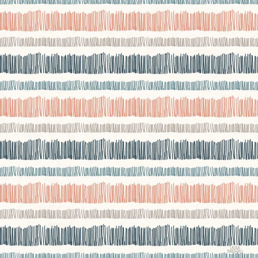 Seaside Village Pattern VIIIA art print by Laura Marshall for $57.95 CAD