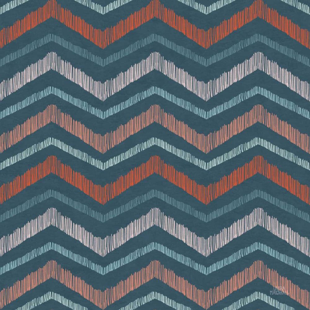 Seaside Village Pattern XIIIB art print by Laura Marshall for $57.95 CAD