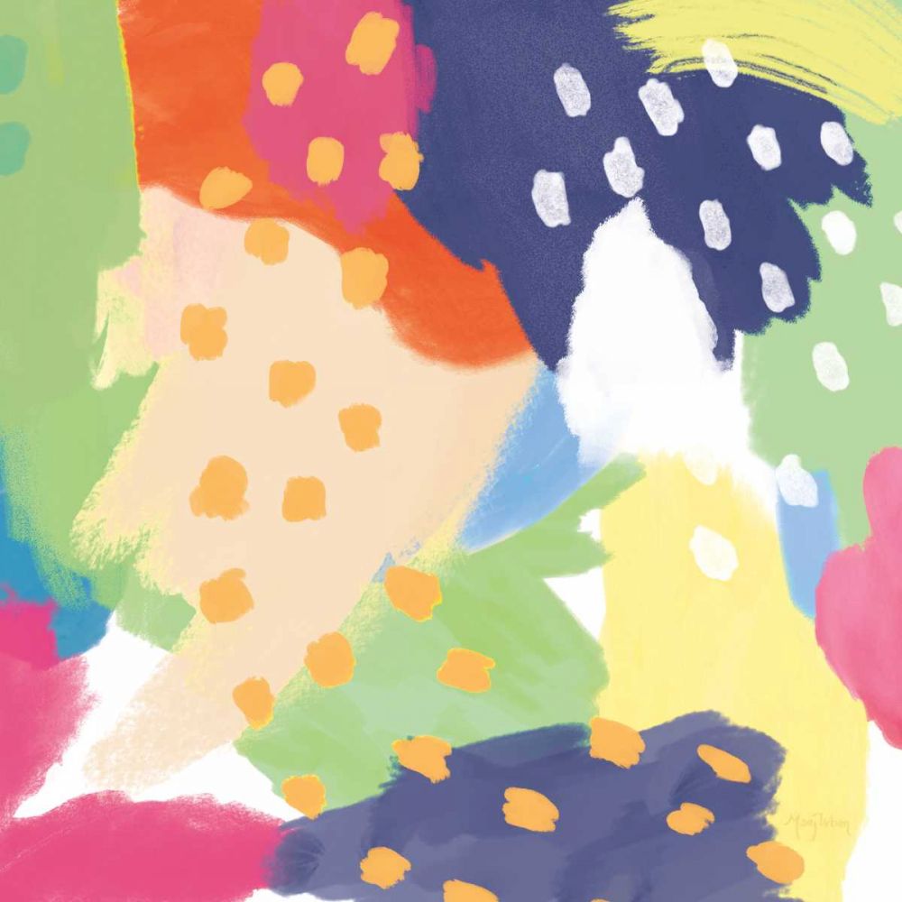 Bright Life II Blue Green Crop art print by Mary Urban for $57.95 CAD