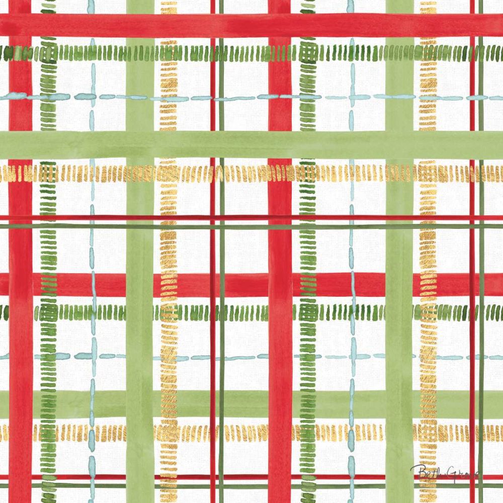 Holiday Flora Pattern II art print by Beth Grove for $57.95 CAD