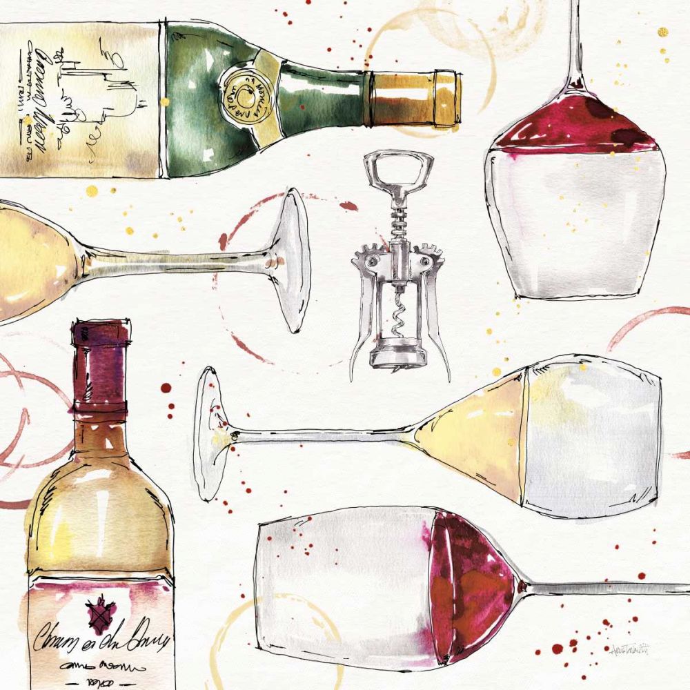 Oaked and Aged II art print by Anne Tavoletti for $57.95 CAD