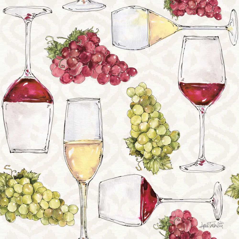 Oaked and Aged Pattern I art print by Anne Tavoletti for $57.95 CAD
