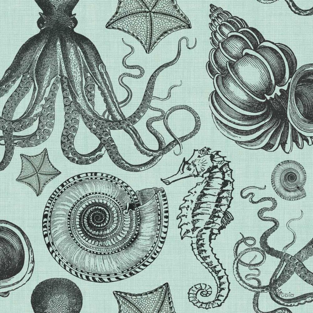 Coastal Farmhouse Pattern IB art print by Pela Studio for $57.95 CAD