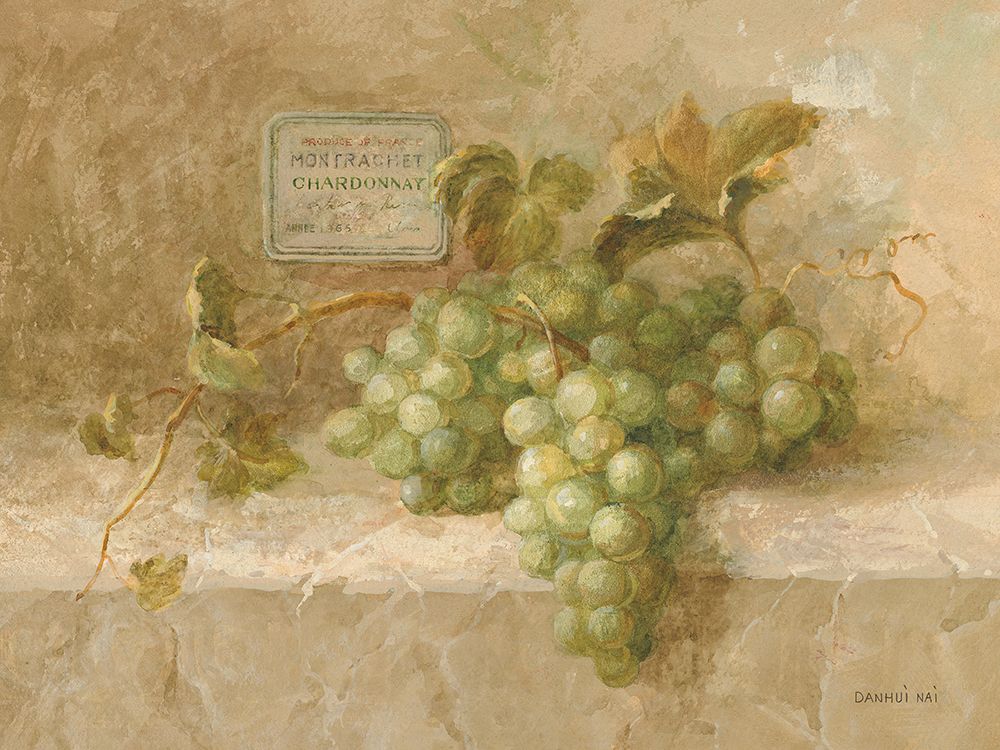 Chardonnay Grapes art print by Danhui Nai for $57.95 CAD