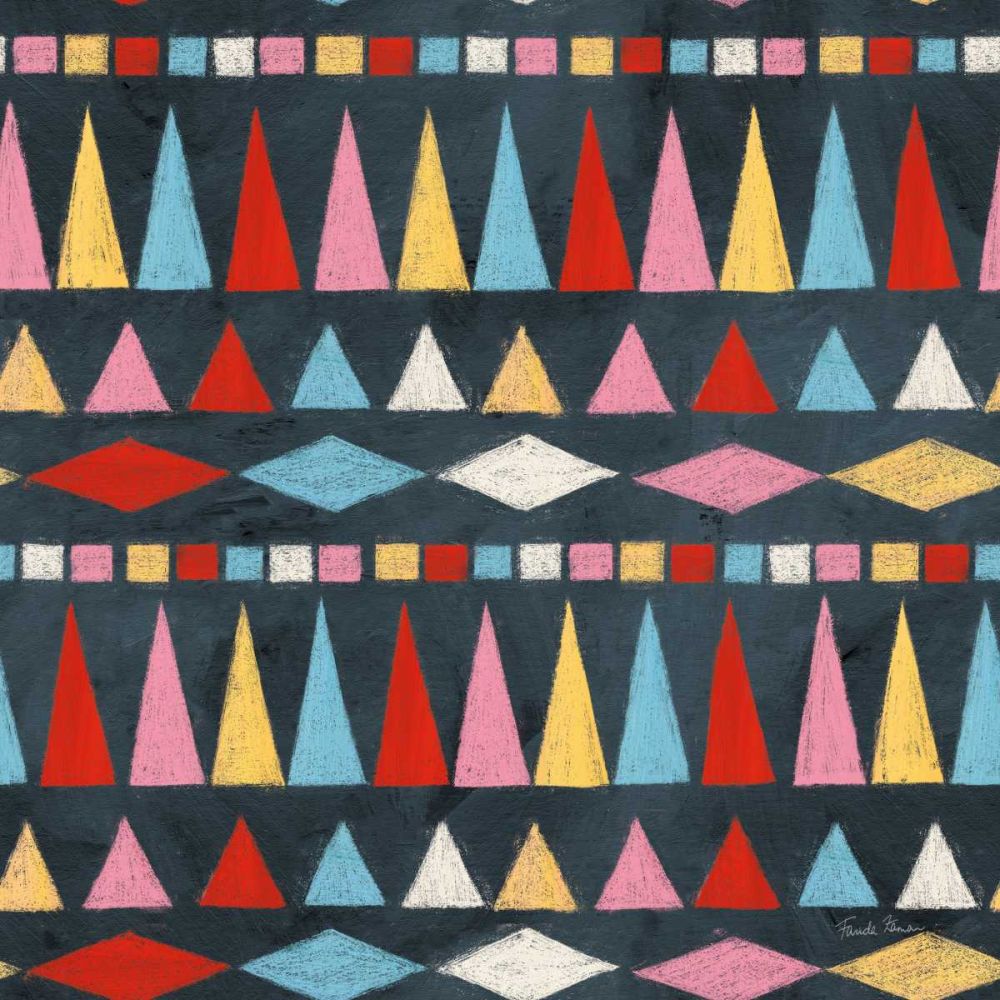 Homage to Frida Pattern IIIB art print by Farida Zaman for $57.95 CAD