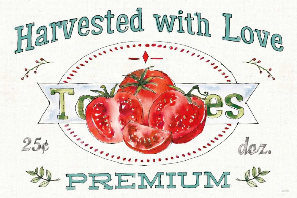 Veggie Market I art print by Anne Tavoletti for $57.95 CAD