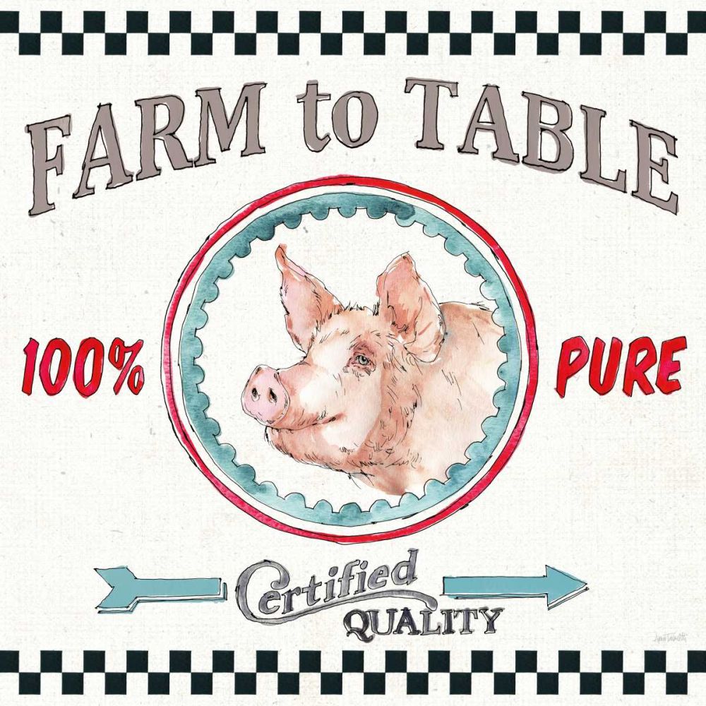 Farm Signs IV art print by Anne Tavoletti for $57.95 CAD