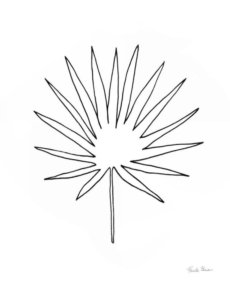 Doodle Palm II art print by Farida Zaman for $57.95 CAD