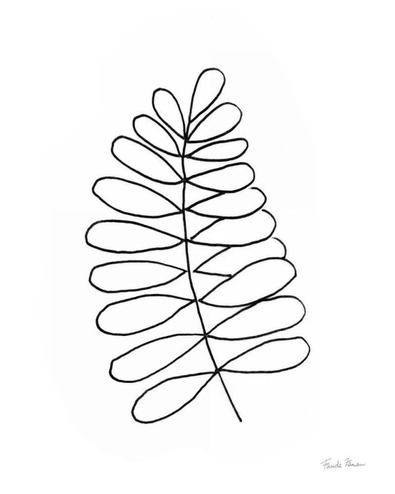 Doodle Palm III art print by Farida Zaman for $57.95 CAD