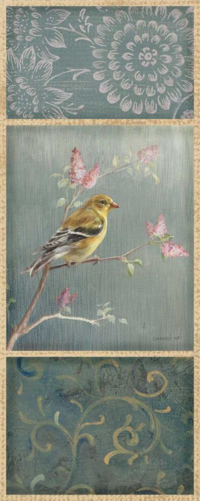 Female Goldfinch - Wag art print by Danhui Nai for $57.95 CAD
