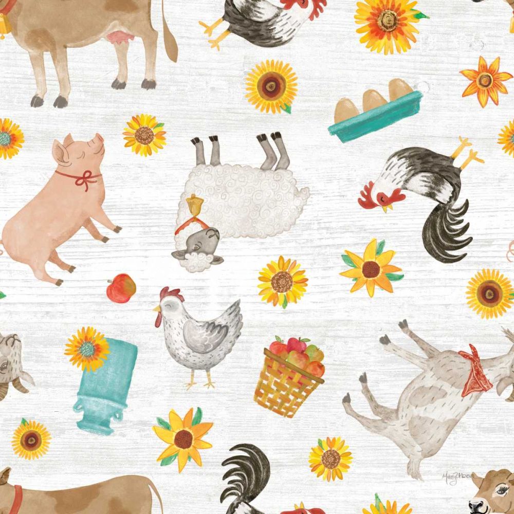 Farm Market Pattern IA art print by Mary Urban for $57.95 CAD