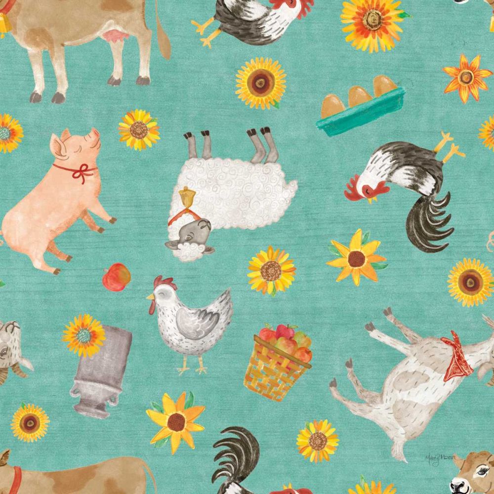 Farm Market Pattern IB art print by Mary Urban for $57.95 CAD
