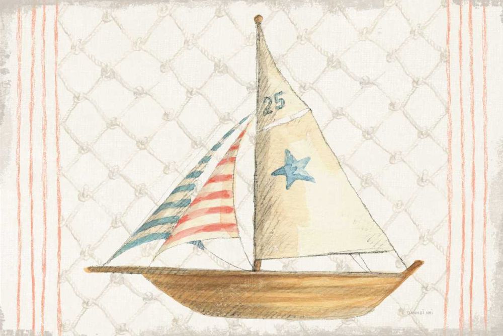 Floursack Nautical XII art print by Danhui Nai for $57.95 CAD