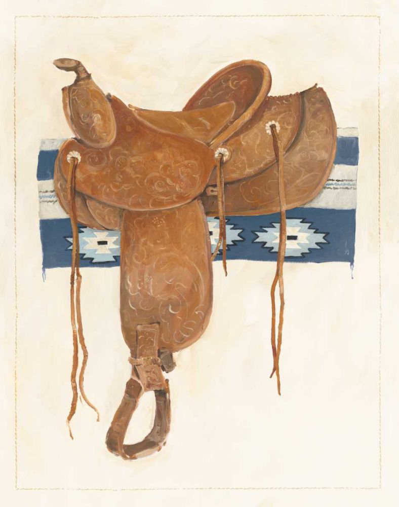 Western Saddle II Light art print by Avery Tillmon for $57.95 CAD