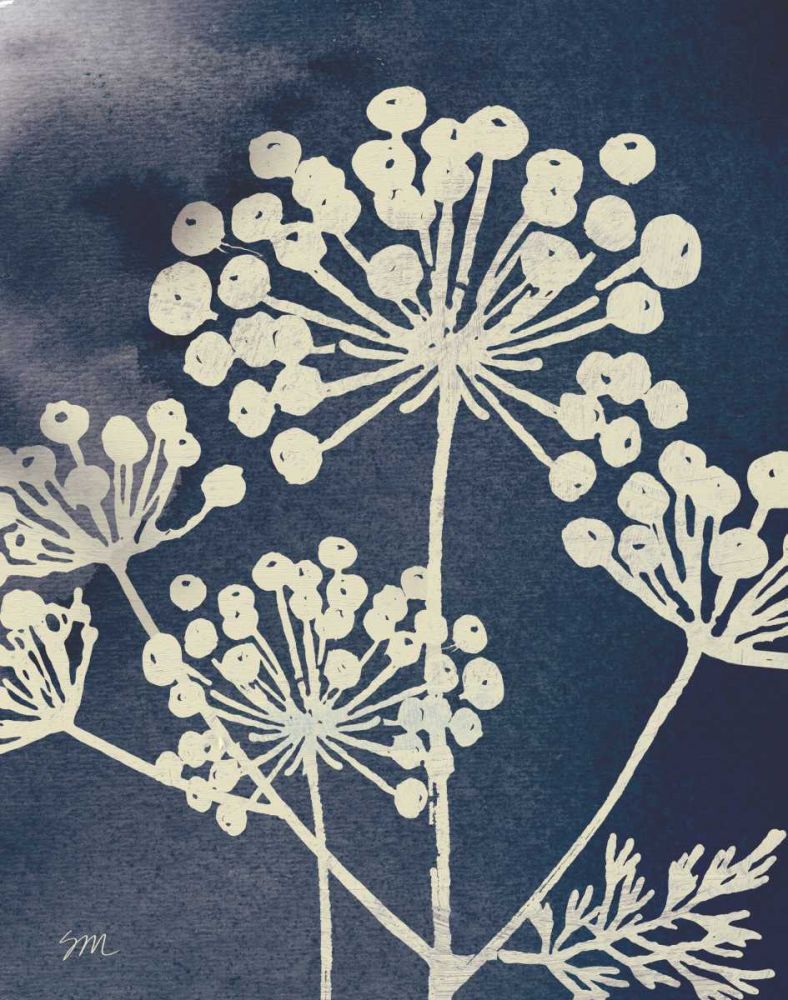 Dark Blue Sky Garden I art print by Studio Mousseau for $57.95 CAD
