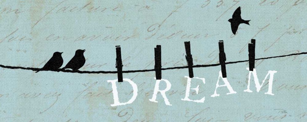 Birds on a Wire - Dream art print by Pela for $57.95 CAD