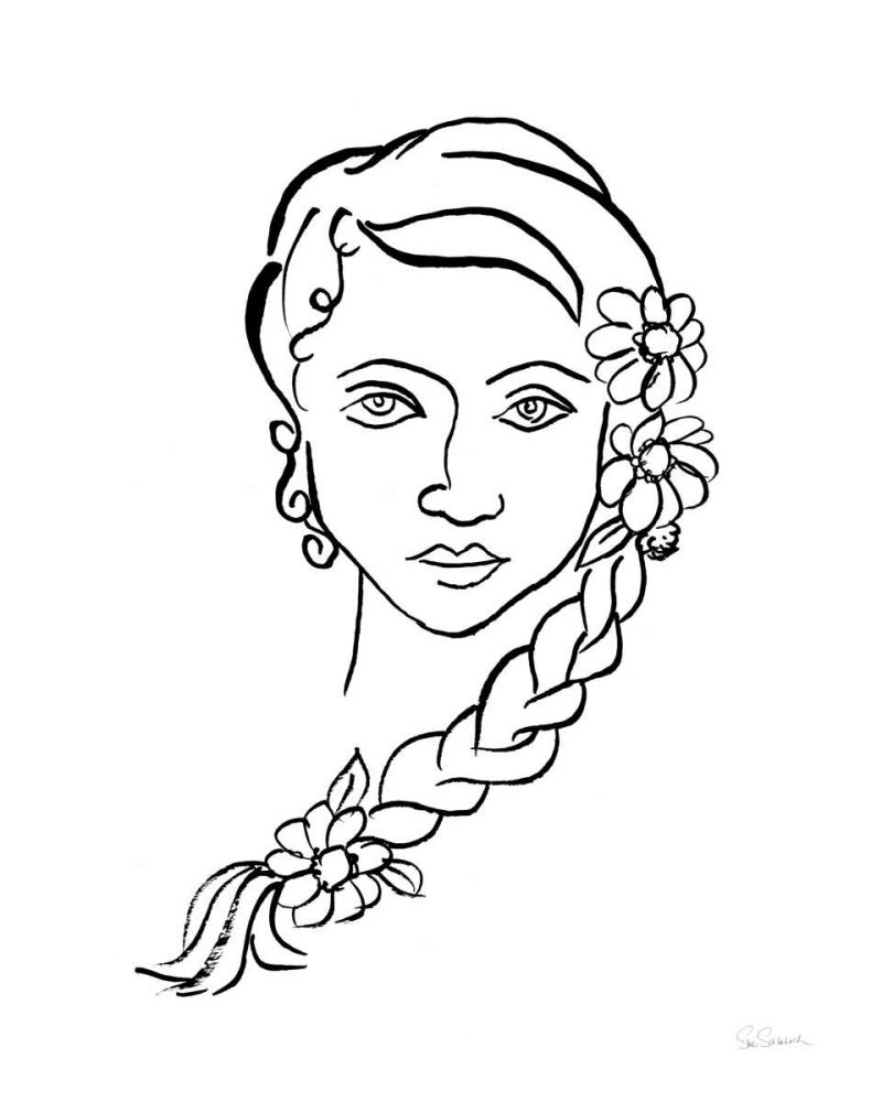 Ink Women II art print by Sue Schlabach for $57.95 CAD