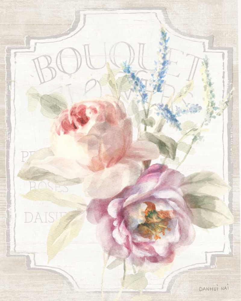 Cottage Garden V on wood art print by Danhui Nai for $57.95 CAD