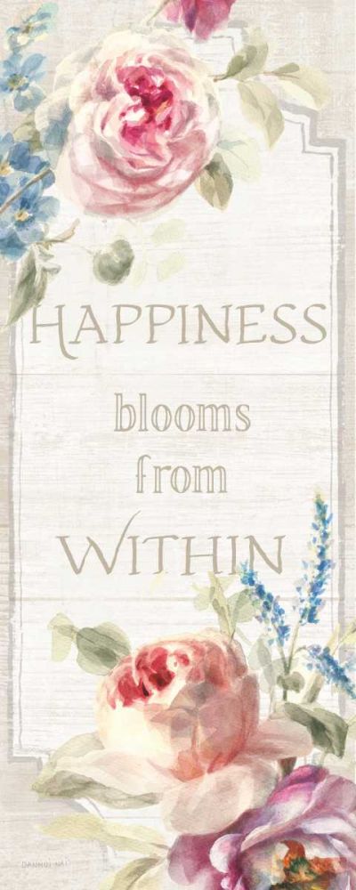 Cottage Garden VII on wood art print by Danhui Nai for $57.95 CAD