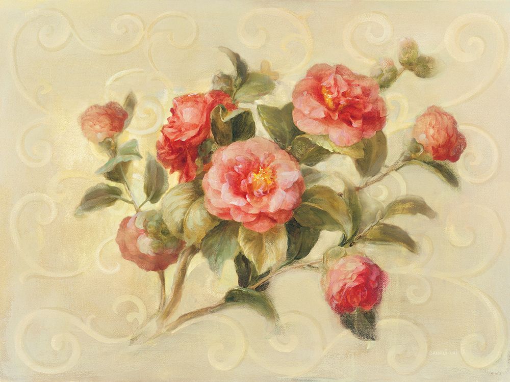 Camelias art print by Danhui Nai for $57.95 CAD