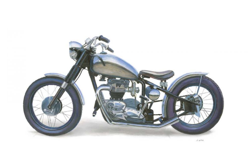 Lets Roll II White art print by James Wiens for $57.95 CAD