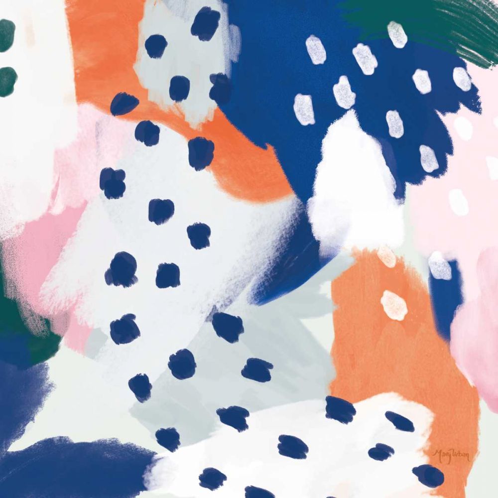Royal Blue Life II Crop art print by Mary Urban for $57.95 CAD