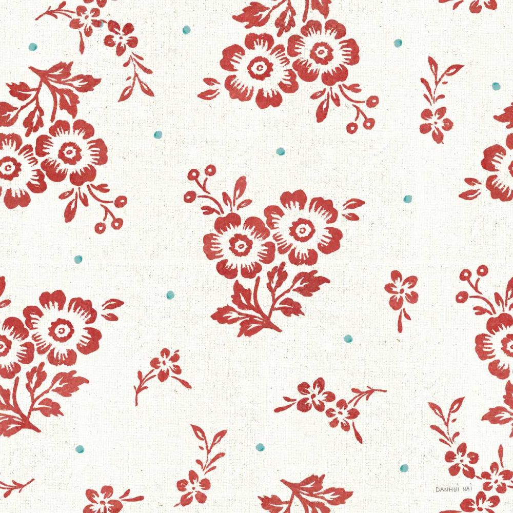 Kitchen Floursack Pattern IA art print by Danhui Nai for $57.95 CAD