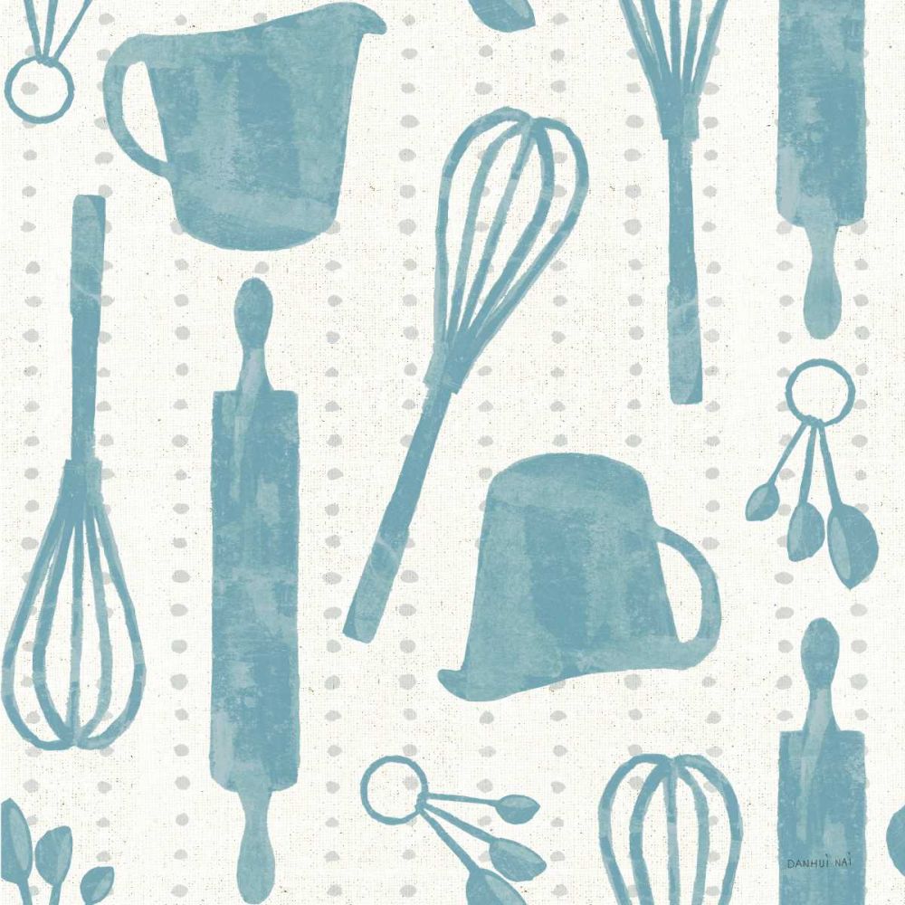 Kitchen Floursack Pattern VIB art print by Danhui Nai for $57.95 CAD
