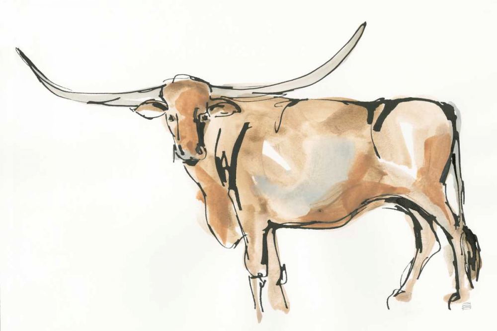 Longhorn II art print by Chris Paschke for $57.95 CAD