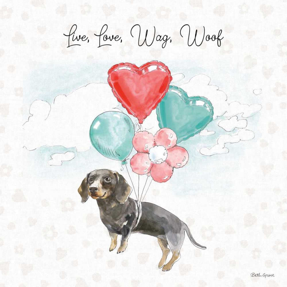 Paws of Love V art print by Beth Grove for $57.95 CAD