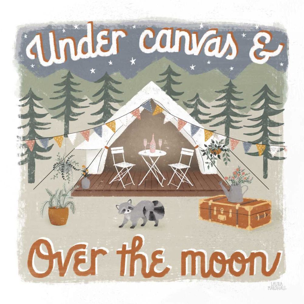 Gone Glamping IV art print by Laura Marshall for $57.95 CAD