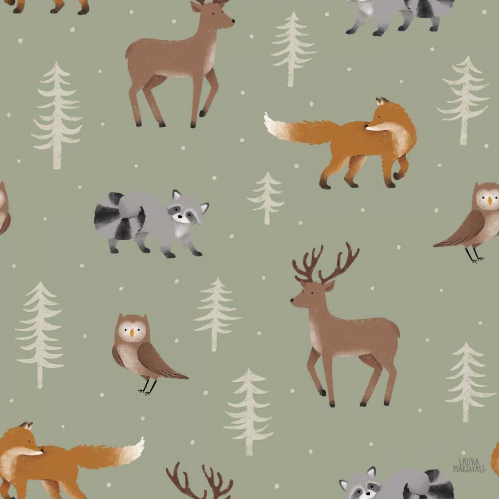 Gone Glamping Pattern VIB art print by Laura Marshall for $57.95 CAD