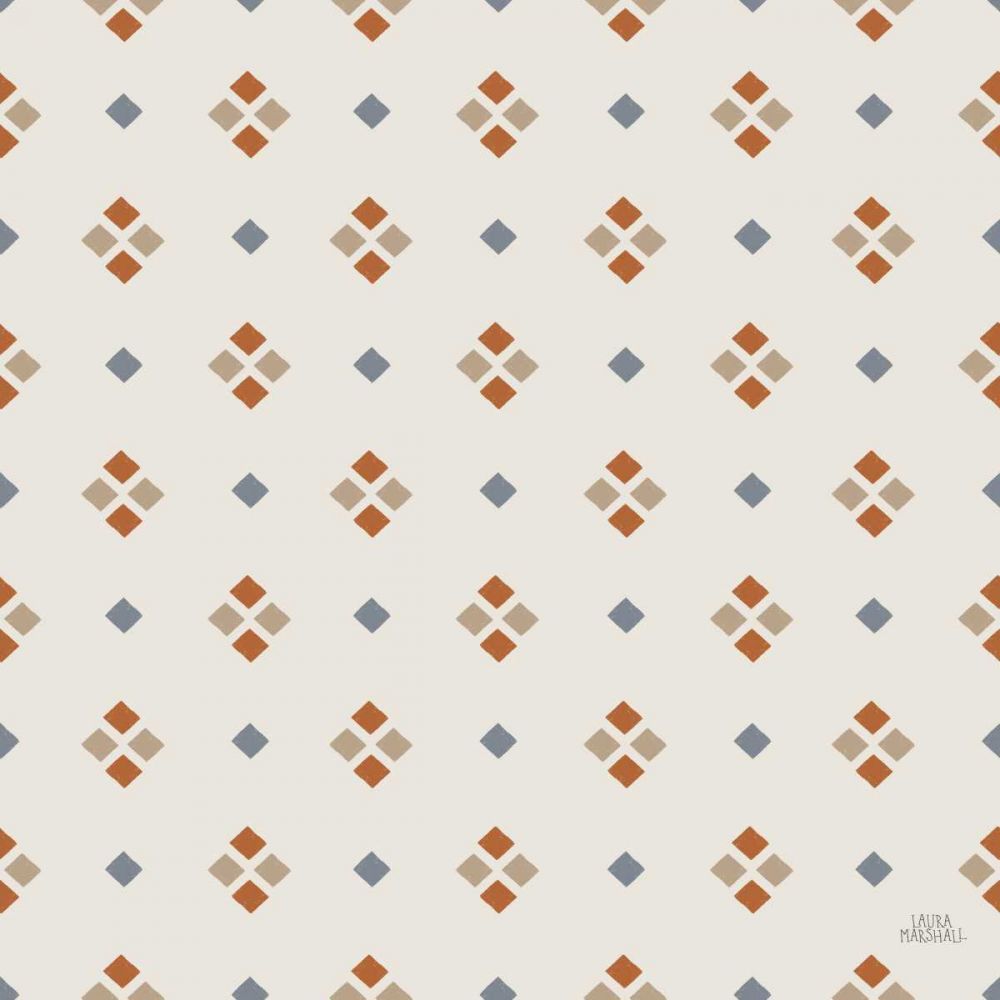 Gone Glamping Pattern VIIA art print by Laura Marshall for $57.95 CAD
