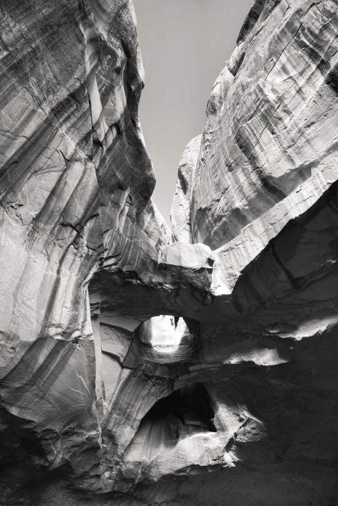 Neon Canyon I BW art print by Alan Majchrowicz for $57.95 CAD