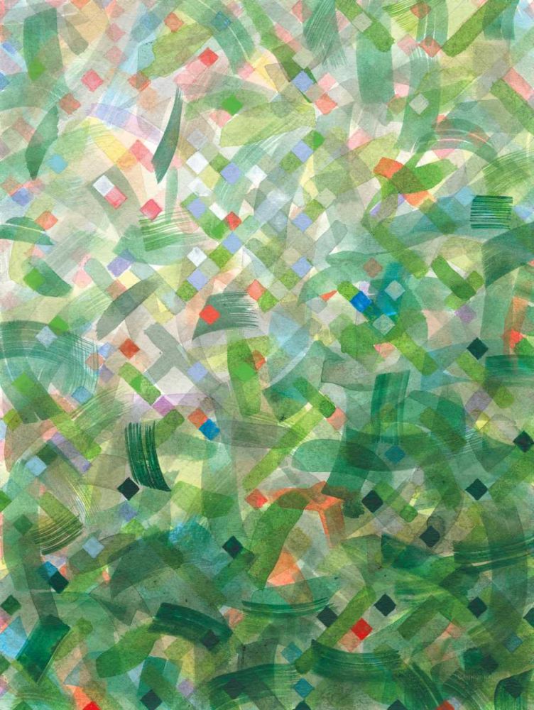 Jungle Abstract II art print by Danhui Nai for $57.95 CAD
