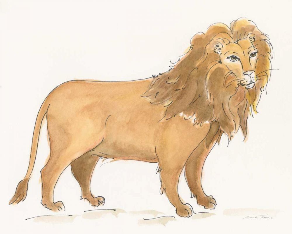 Big Cats II art print by Miranda Thomas for $57.95 CAD