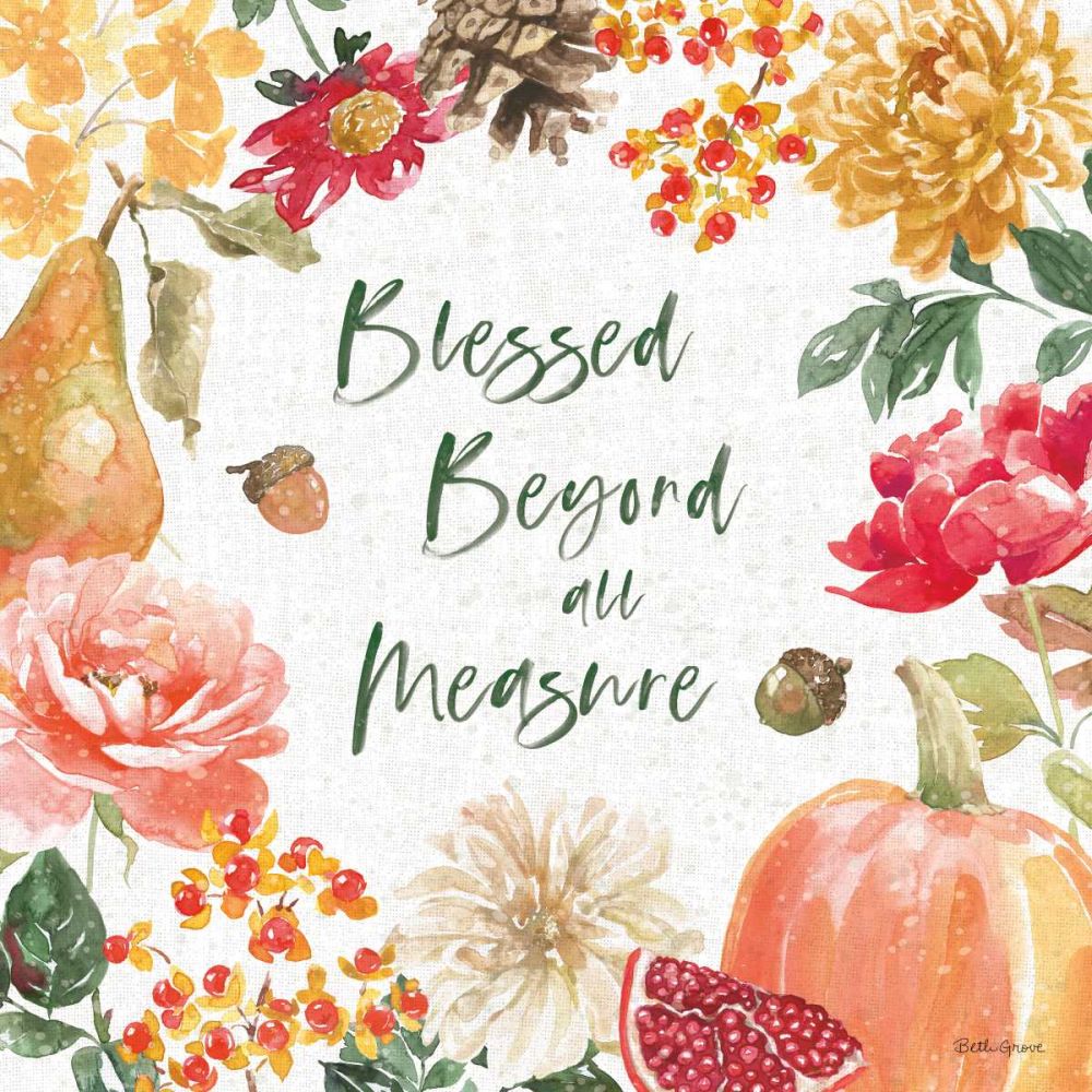 Harvest Bouquet III art print by Beth Grove for $57.95 CAD