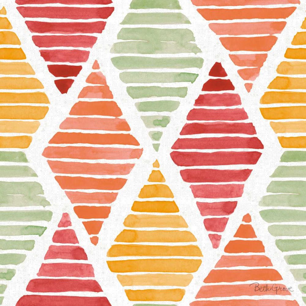 Harvest Bouquet Pattern IIA art print by Beth Grove for $57.95 CAD