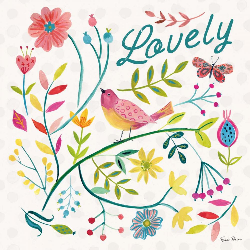 Budding Beauty II art print by Farida Zaman for $57.95 CAD