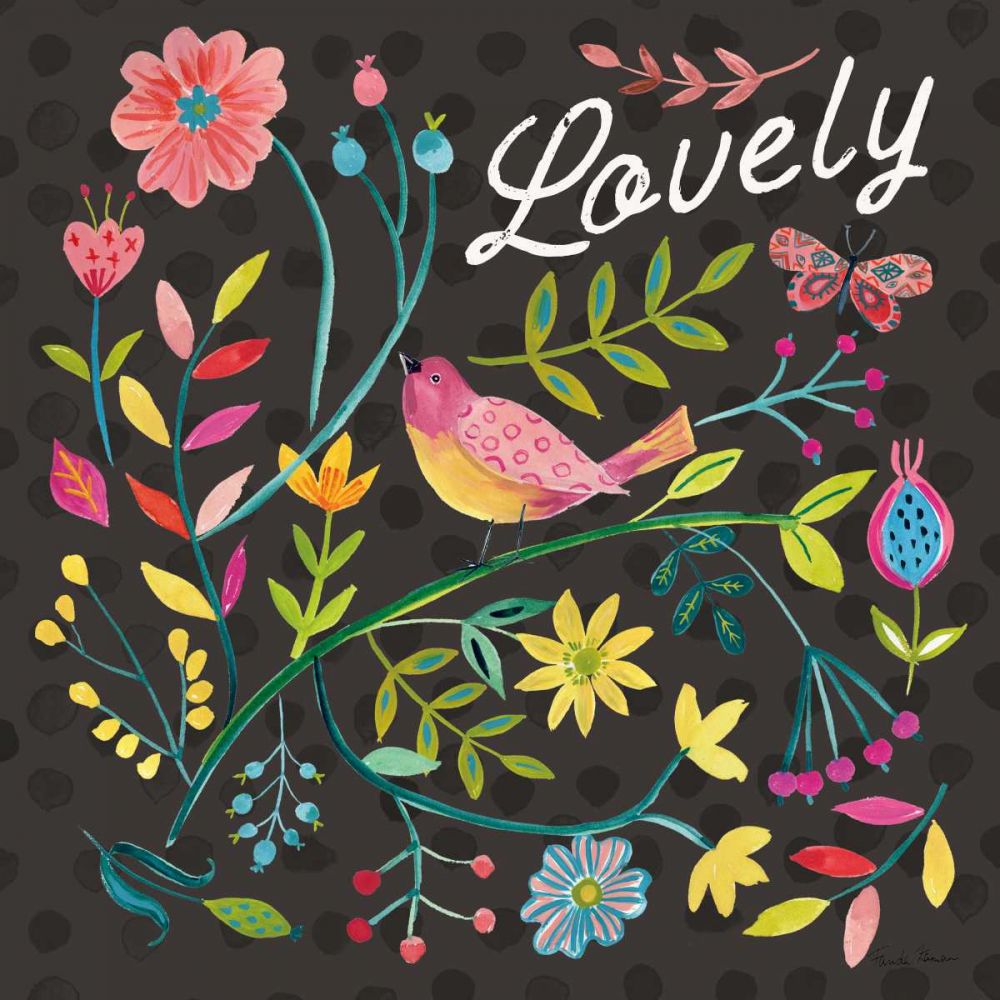 Budding Beauty II Dark art print by Farida Zaman for $57.95 CAD