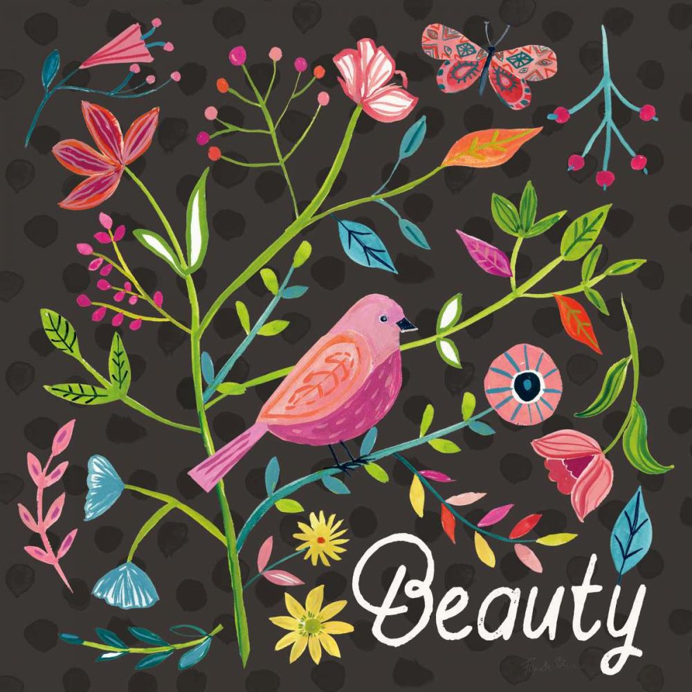 Budding Beauty III Dark art print by Farida Zaman for $57.95 CAD