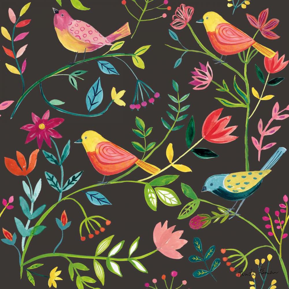 Budding Beauty Pattern IB art print by Farida Zaman for $57.95 CAD