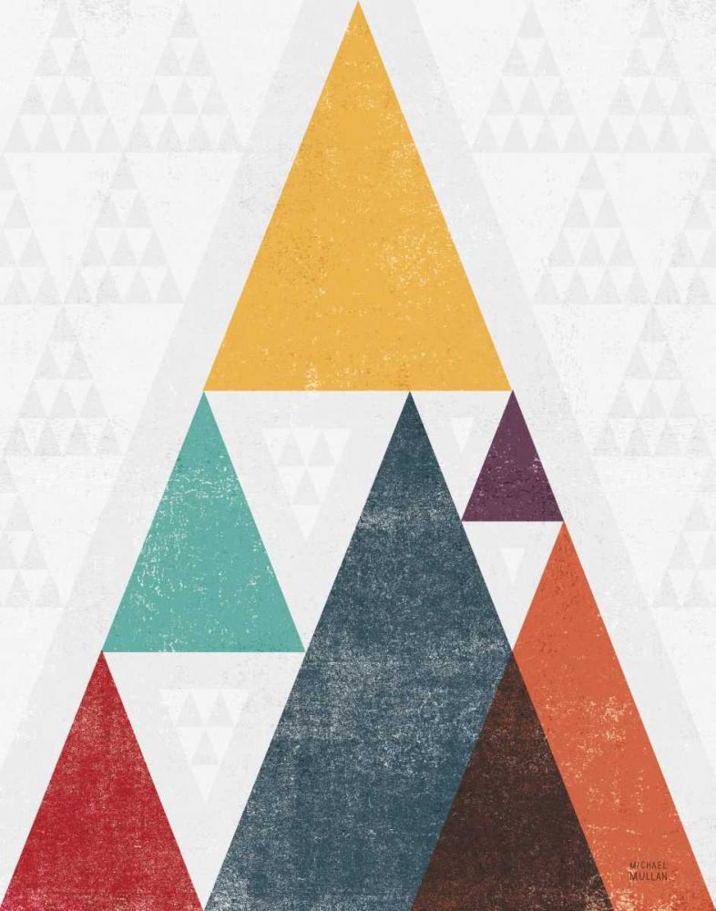 Mod Triangle III v2 Retro I art print by Michael Mullan for $57.95 CAD