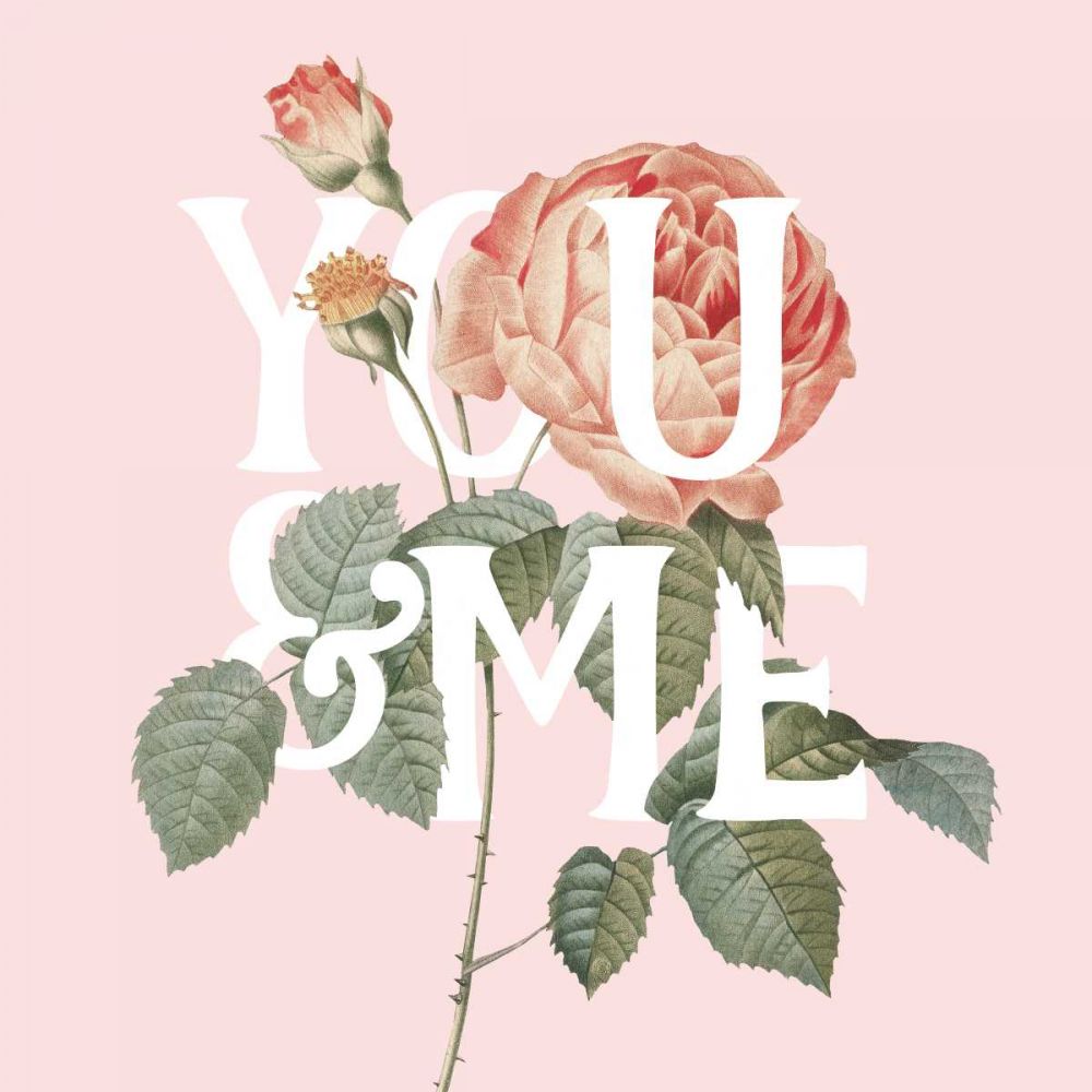 Botanical Pink Rose II You art print by Wild Apple Portfolio for $57.95 CAD
